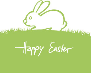 Obraz premium Osterhase Happy Easter