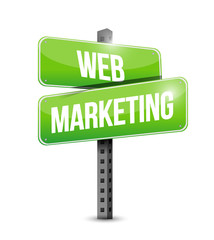 web marketing sign illustration design