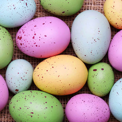 Colorful easter eggs background