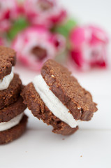 Schokoladen Sandwich Cookies
