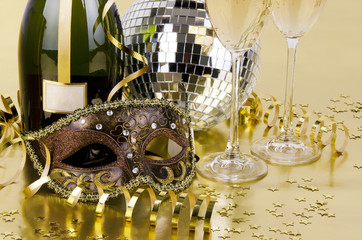 New year's eve still life