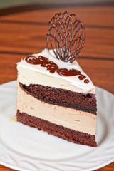 chocolate cake piece