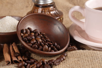 Robusta Coffee Beans at Goni Sack