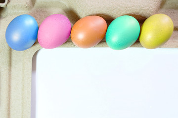 Colorful eggs