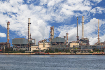 Fototapeta na wymiar petrochemical industrial plant