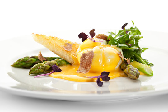 Poached Egg with Asparagus