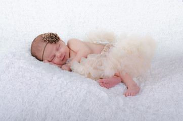 Baby lächelt