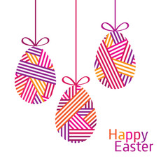 Happy Easter. Vector illustration.