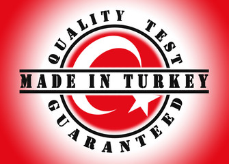 Quality test guaranteed stamp