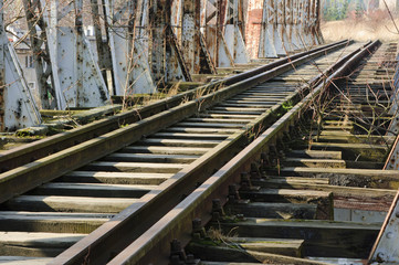 Fototapeta premium Stary tor kolejowy