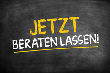 Obraz premium Jetzt beraten lassen!