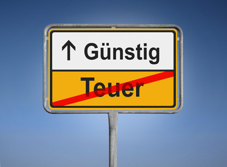 Günstig / Teuer