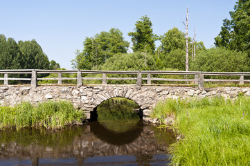 Fototapeta na wymiar Bridge in Sweden