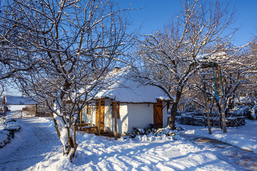 rural scene in Ukraine