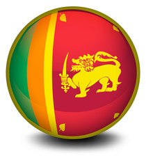 A ball with the flag of SriLanka