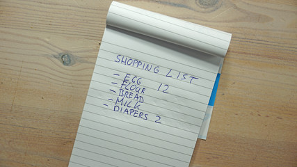 Shopping list