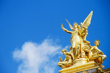 Architectural details of Opera National de Paris: Harmony roof