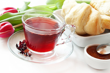 Berry Tea Transparent Cup