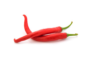 chilli pepper isolated on white background