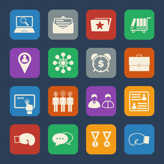 Business people Icons set.