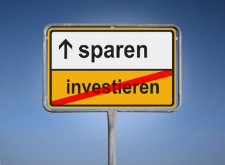 Sparen / investieren