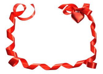 red ribbon heart