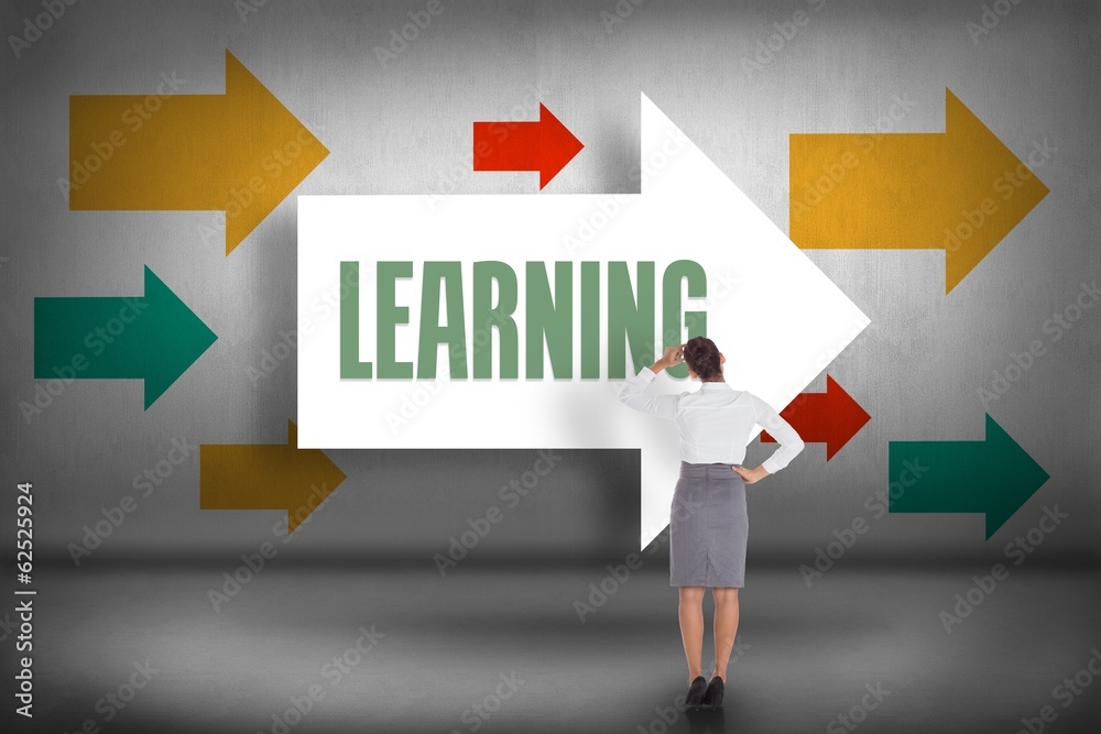 Poster Learning against arrows pointing