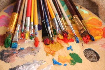 Obraz premium Composition with brushes