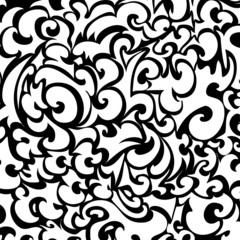 Fototapeta premium Black-and-white abstract background