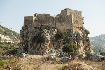 Kreuzritterburg Musaylaha bei Batroun, Libanon