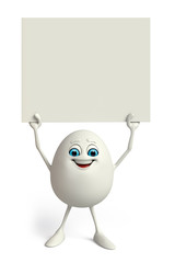 Happy Egg with sign