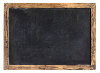 Vintage blackboard or school slate - obrazy, fototapety, plakaty