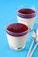 Vanilla Cream Dessert In A Glass