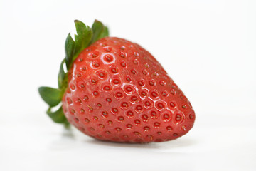 Strawberry on the white background