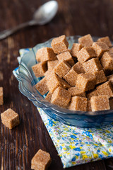 sugar cubes in a bowl