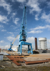 Goole docks cranes