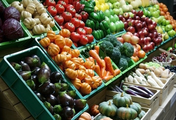 fruit stall in the market