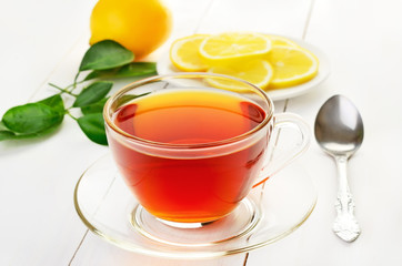 Tea with lemon