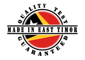 Quality test guaranteed stamp