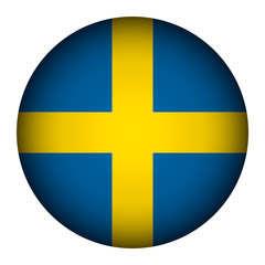 Sweden flag button.
