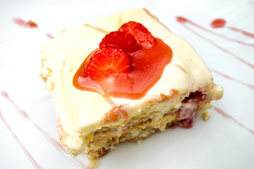 one slice of pie dessert