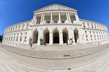 Parlament von Portugal, Palacio de Sao Bento, Fisheye, Lissabon