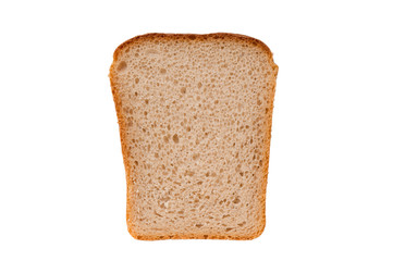 bread isolated on white background