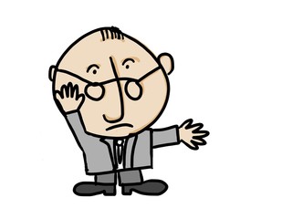 Obraz premium Männchen ...schlechte Laune