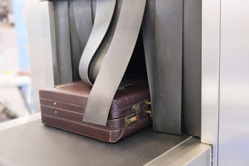 Baggage on conveyor belt