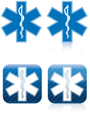 Star of Life - Rod of Asclepius