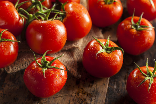 Organic Red Ripe Tomatoes