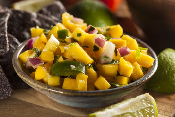 Fresh Homemade Mango Salsa