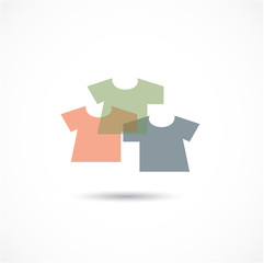 t-shirt icon vector