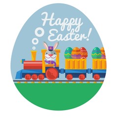 Vector Easter greeting card